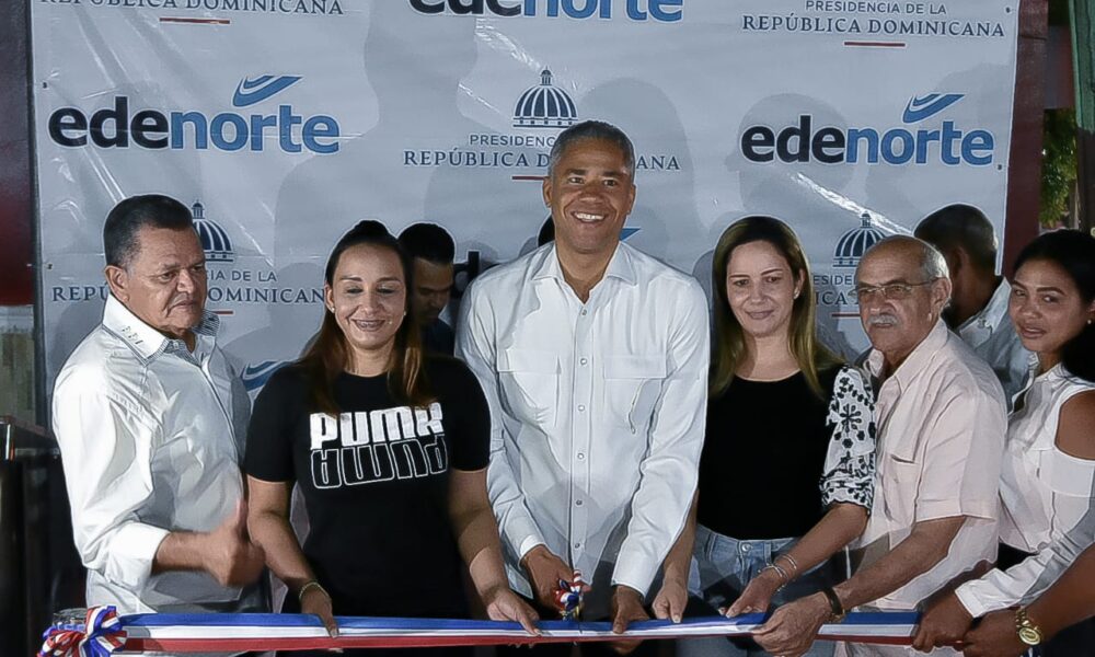 Edenorte inaugura tres obras importantes en comunidades de Valverde