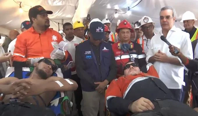 Rescataron a mineros en Cerro Maimón