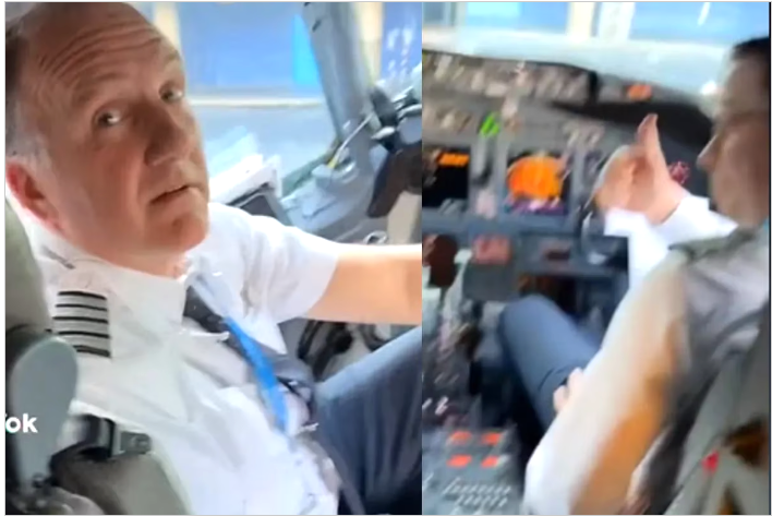 Se acercó a la cabina de los pilotos y les dijo algo que los desconcertó: “Solo se los recuerdo”