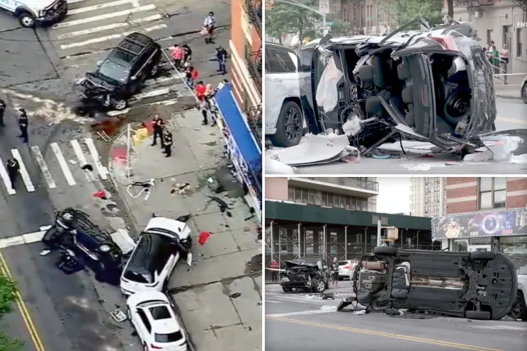 2 muertos, 4 heridos en salvaje accidente de vuelco en Nueva York que involucra un automóvil robado
