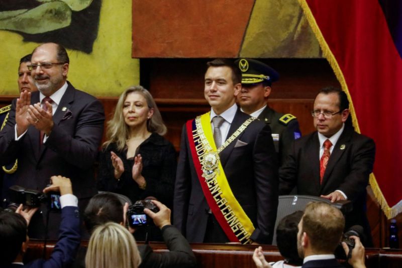«Daniel Noboa Inicia un ‘Gobierno Exprés’ en Ecuador: Un Mandato de 1 Año y Medio para Cerrar un Capítulo Político»
