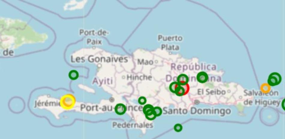 Un sismo de magnitud 4.0 se registra en  Bonao